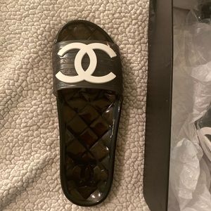 Chanel Jelly Slides